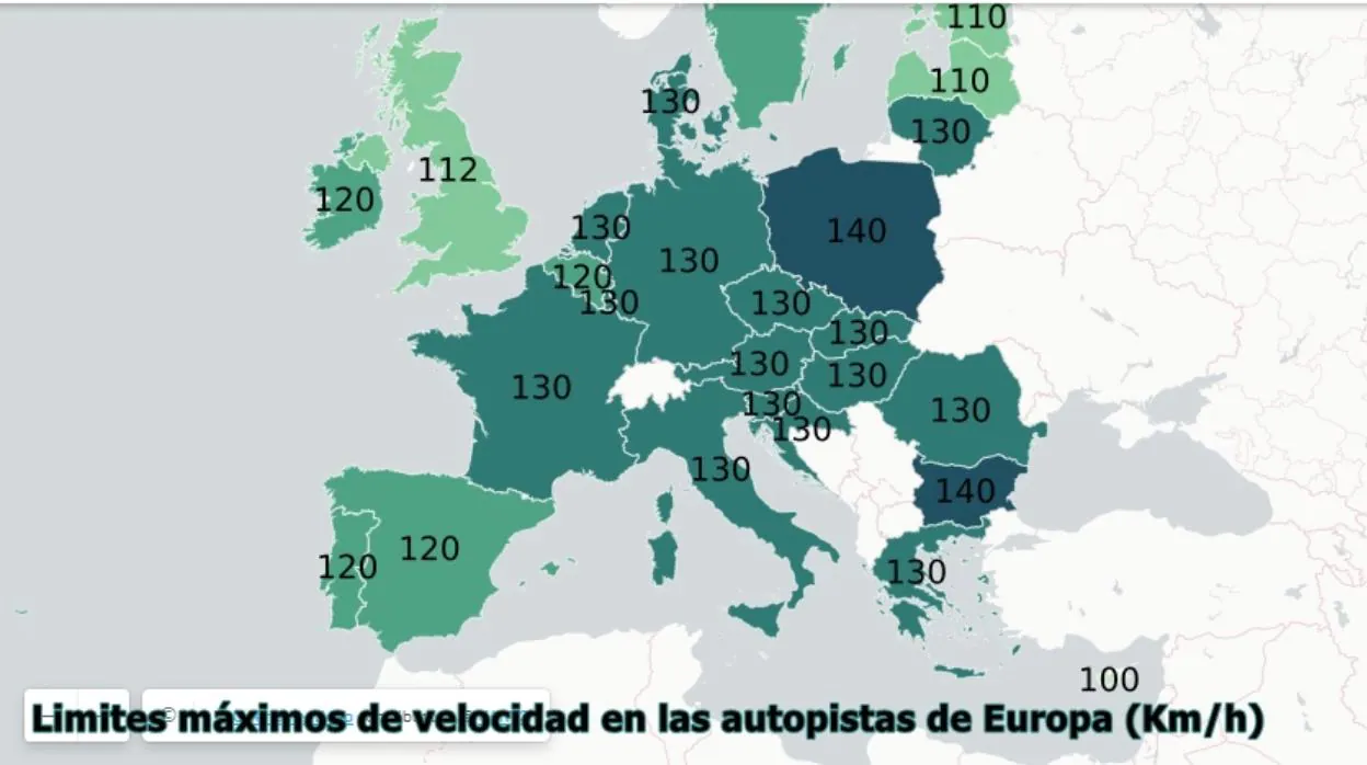 Los límites de velocidad a tener en cuenta para viajar por Europa