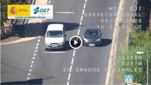 Ocho infracciones alucinantes grabadas por la DGT