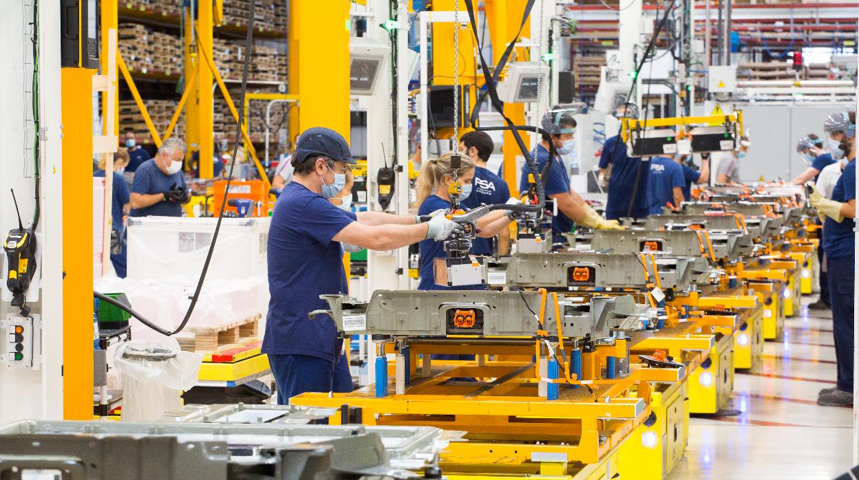 Taller de baterías de PSA en Vigo