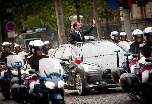 El DS 5 presidencial de François Hollande