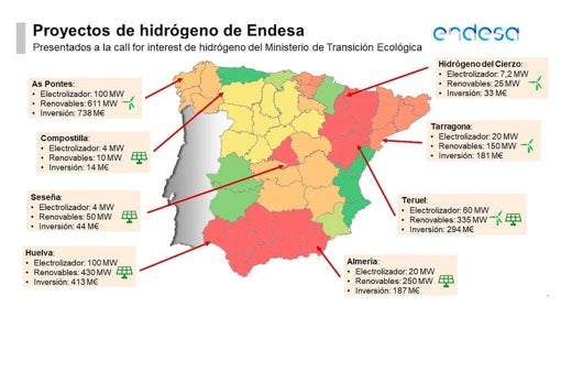 Más de 23 proyectos de hidrógeno verde podrían tomar forma en España