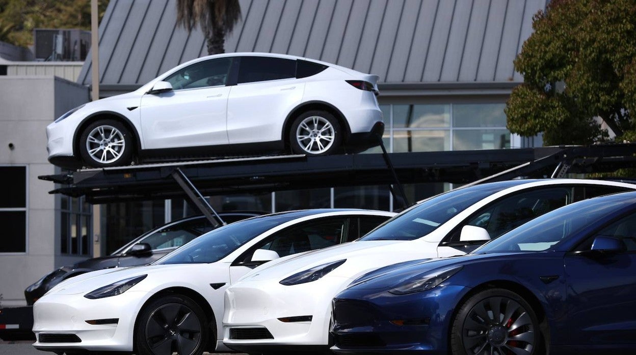 Coches de Tesla en California