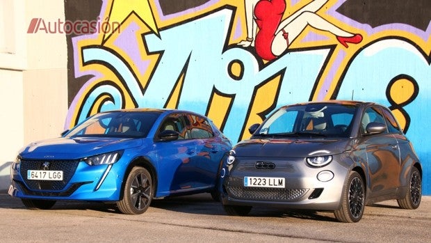 Fiat 500e vs Peugeot e-208: reyes de la ciudad