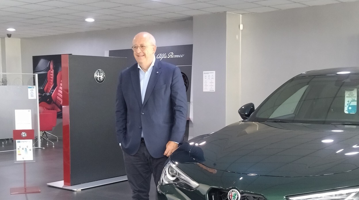 Jean Philippe Imparato en las instalaciones de Alfa Romeo en Madrid