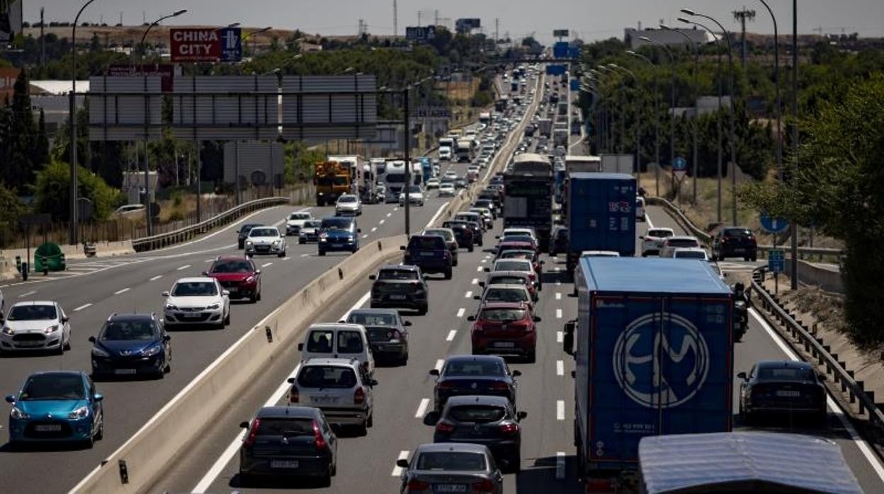 Tráfico en una autopista