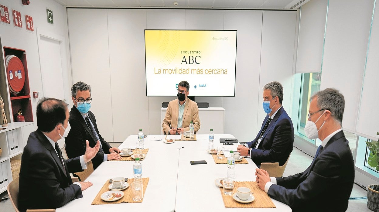 Borja Carabante, Jorge Ordás, Patxi Fernández, José Luis Bahillo y Tobias Zisik