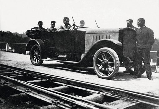El prototipo DKW de 1917 c, con motor de vapor