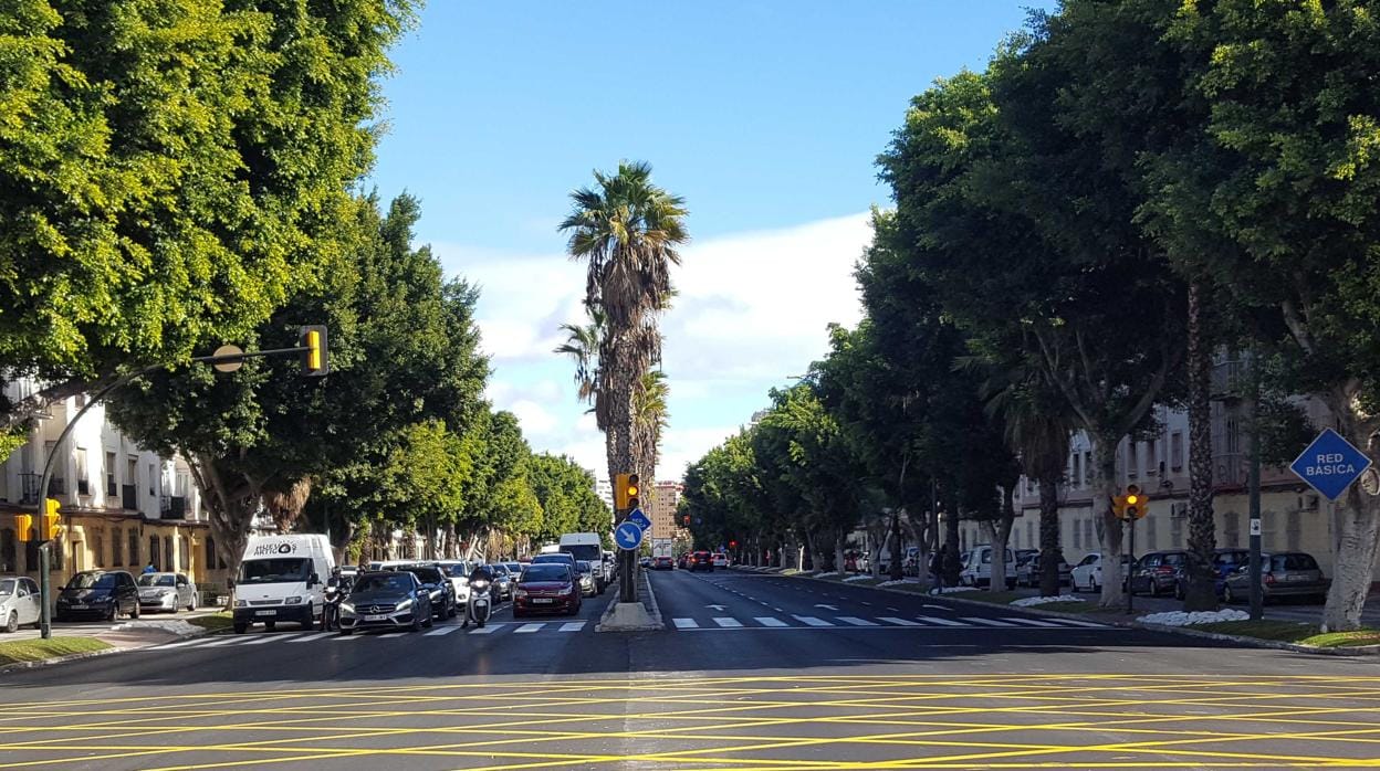 La Avenida de Andalucía en Málaga incorpora polvo de caucho