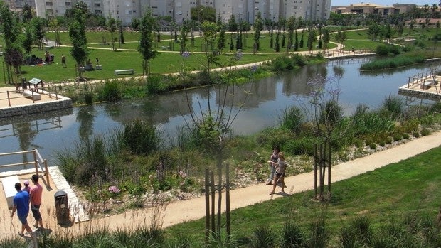 Un parque urbano inundable