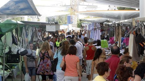 Mercadillo de las «Setas», en Noreña