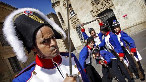 Escenificación en Ciudad Rodrigo con motivo del Bicentenario de la Guerra de la Independencia