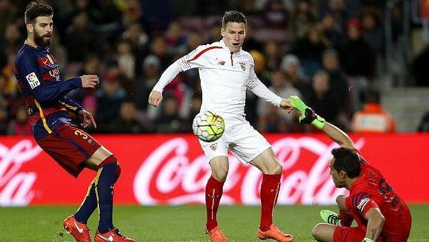 FC Barcelona-Sevilla FC (2-1): Asustó al titán y lo cita para el Calderón