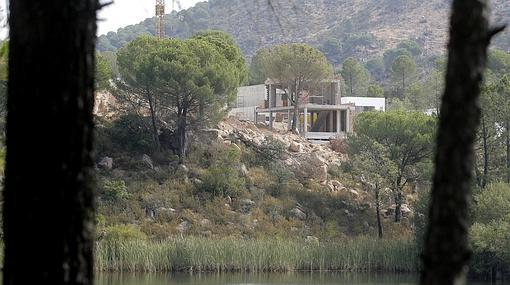 Vivienda en construcción en Las Jaras