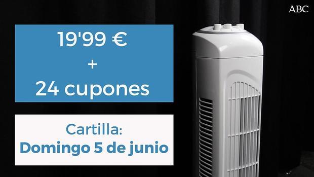 Consigue con ABC una ergonómica torre de ventilación