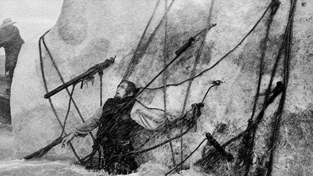 El final de Ahab, en la película clásic