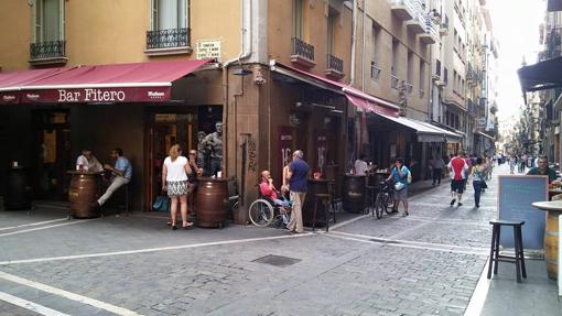 Bar Fitero, en la calle Estafeta