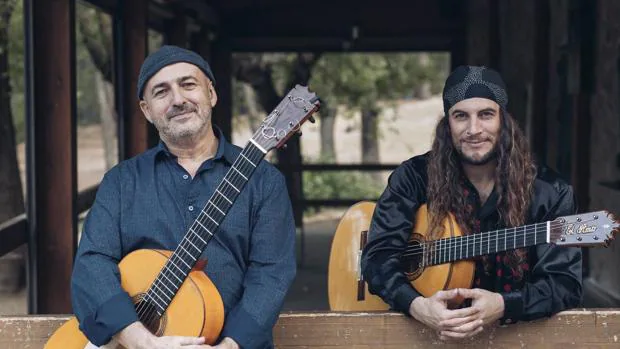 Los guitarristas José María Bandera y Amir John Haddad-El Amir.
