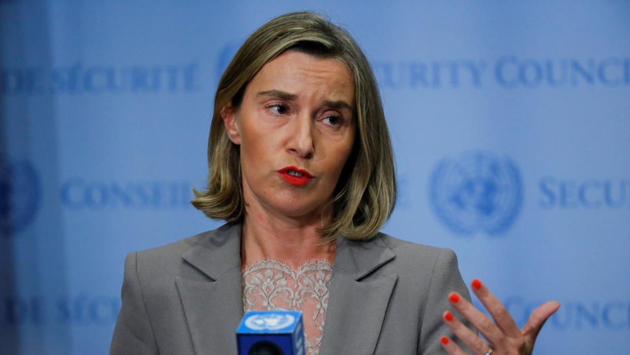 La directora del Servicio de Acción Exterior, Federica Mogherini