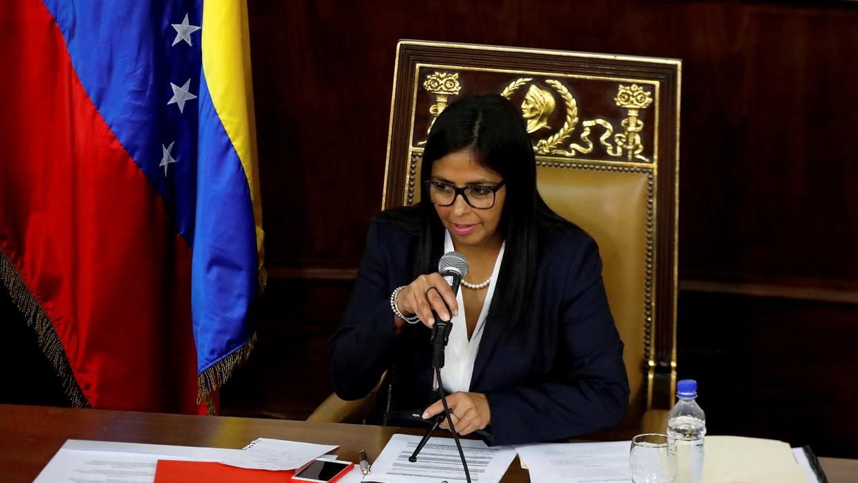 La presidenta de la Asamblea Nacional Constituyente, Delcy Rodríguez, en una imagen de archivo