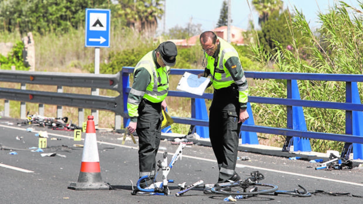 La conductora que arrolló a varios ciclistas el pasado mayo en Oliva (Valencia) dio positivo en alcohol y drogas