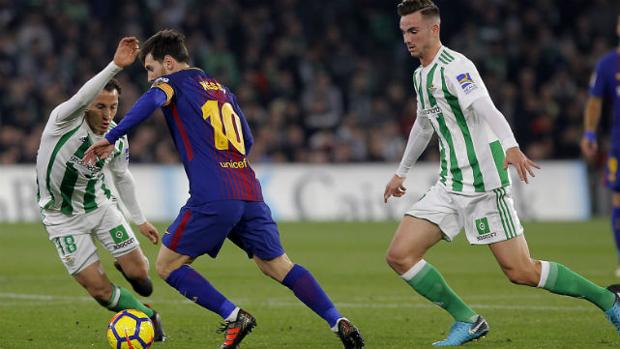 Un ojeador del Barcelona siguió a Fabián en el Atlético-Betis