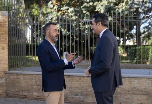 Ricardo Pardo junto a Pedro Vázquez Marín