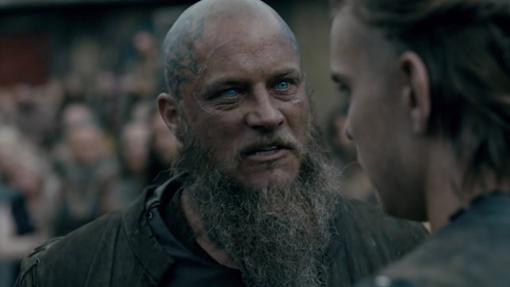 Ragnar desafiando a sus hijos