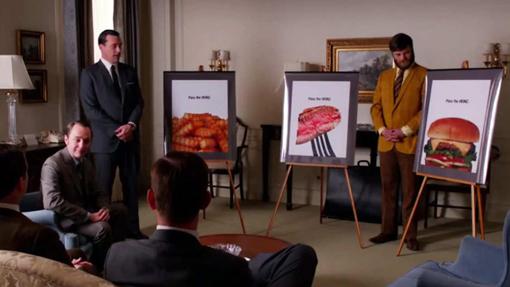 Don Draper presentaba la idea a Heinz, pero pasaron de ella