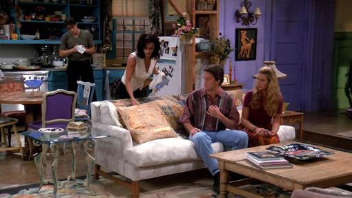 El salón de la casa de Monica de Friends