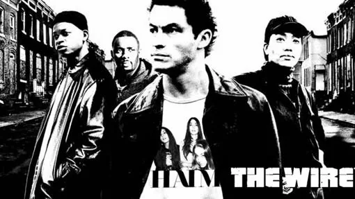 Cartel promocional de la serie 'The Wire'.