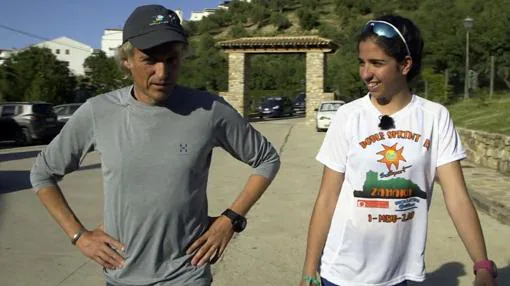 Teresa, una triatleta que le ha enseñado muchas cosas a Jesús Calleja.