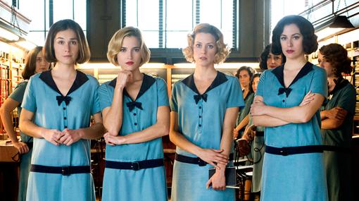 'Las chicas del cable': Nadia Santiago, Ana Fernández, Maggie Civantos y Blanca Suárez.