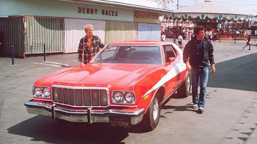 El 'Striped Tomato' era el coche de Starsky y Hutch.