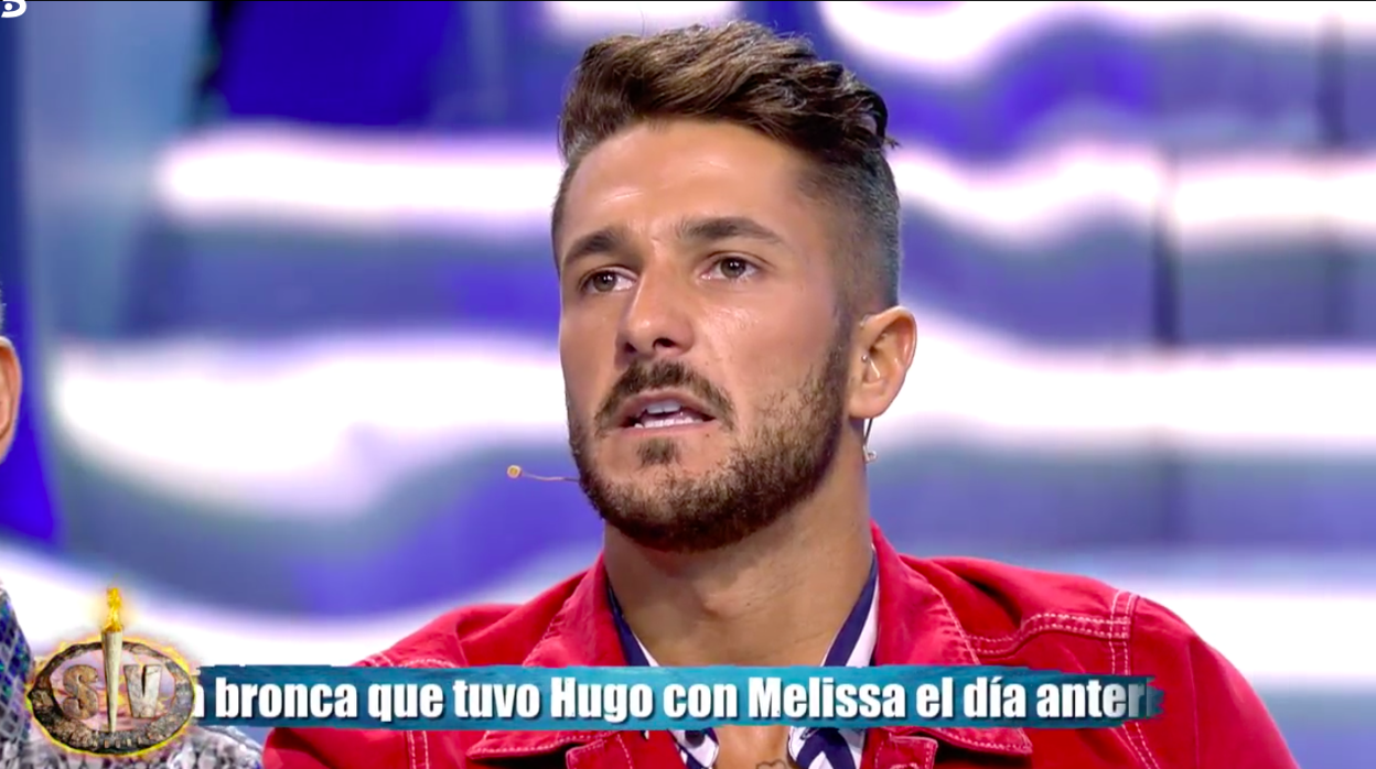 Hugo, durante la gala final de 'Supervivientes'.