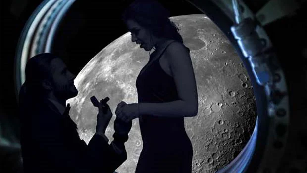 Una propuesta de matrimonio alrededor de la Luna por 125 millones de euros