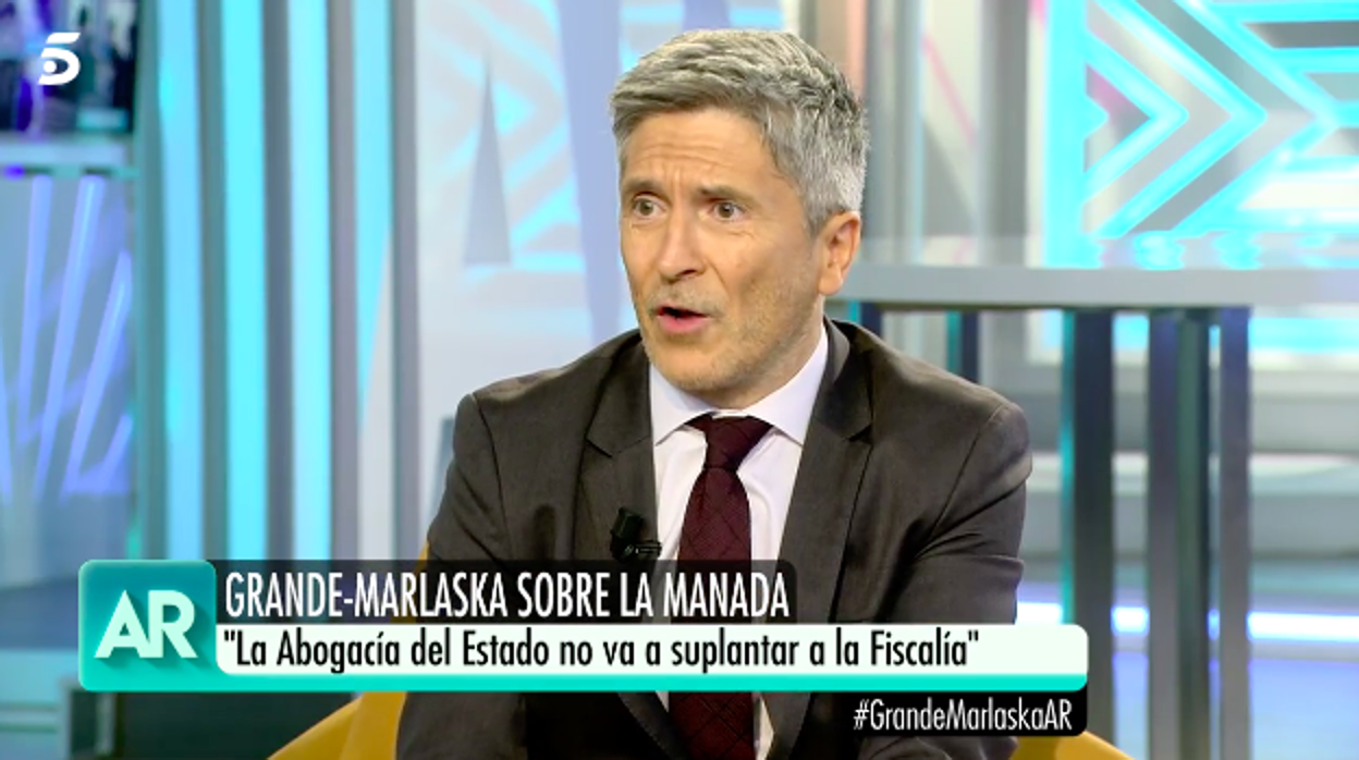 Grande Marlaska en 'El programa de Ana Rosa'.