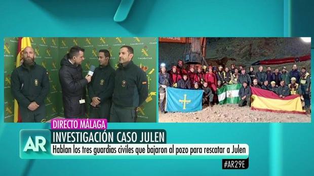 El guardia civil que sacó a Julen del pozo: «Teníamos la esperanza de hallarlo con vida»