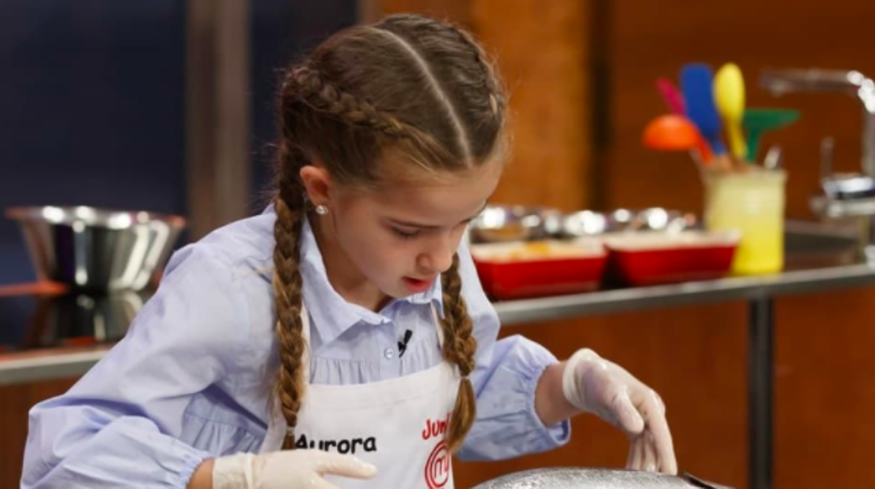 Aurora, gaditana en Masterchef Junior.