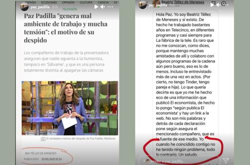 Paz Padilla reacciona a dos noticias que hablan sobre el «supuesto motivo» por el que fue despedida de &#039;Got Talent&#039;