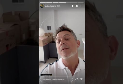 Alejandro Sanz responde a Joaquín Sánchez