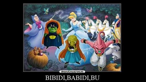 De izquierda a derecha, BIBIDI, BABIDI y BUU