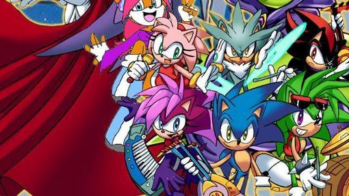 Algunos de los personajes de «Sonic Underground»