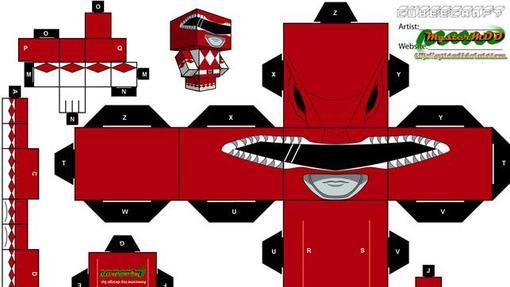 Papercraft «Power Rangers»