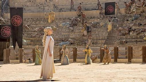 Daenerys en la plaza monumental de Écija