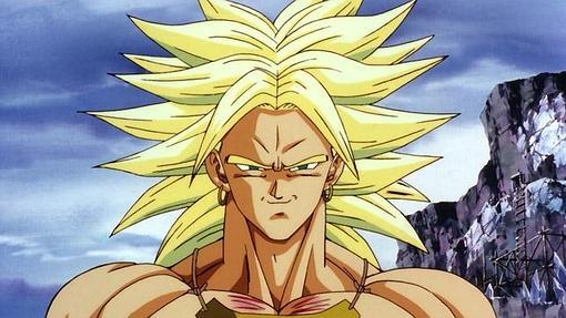 Broly se transformo desde pequeño y de forma natural en un superguerrero