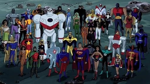 La mayoria de miembros de la Justice League que se pasearon por la serie