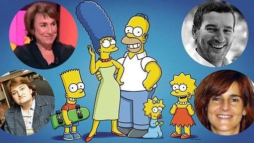 Los dobladores de la familia Simpson