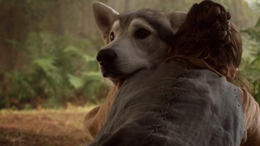 Arya era capaz de integrar su mente en el cuerpo de su loba Nymeria