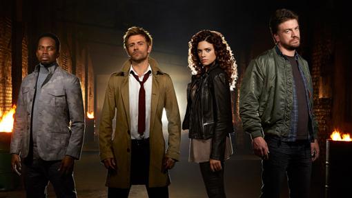 El cast de Constantine al completo