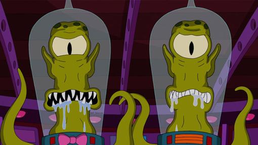 Kang y Kodos, los alienigenas de Los Simpson